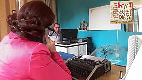 Boss Dominates Secretary With Pussy And Mouth Blowjob In Office Compilation