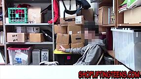 i spunked the blonde security guard