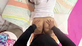 Perverted Stepfather Licks And Fucks Tight Pussy Roughly Doggy Style