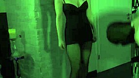 Femdom ladies whip and kick bound slave's cock and balls mercilessly