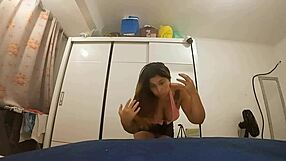 Flashing In Miniskirt On Street