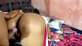 sasur catches bahu from behind in doggy and spoon fucking