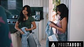 Azijski mačehe sestri Lulu Chu in Kimmy Kimm izpolnita mačehov divji fantaziji