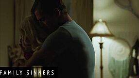 hot blondie fucks stepbro after boyfriend leaves