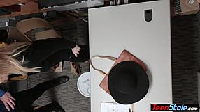 Busty mature stepmom and teen stepdaughter get group fucked