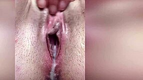 wet creamy squirting orgasm solo closeups