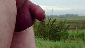 Is This Small Penis Exhibitionist Naked Outdoors?