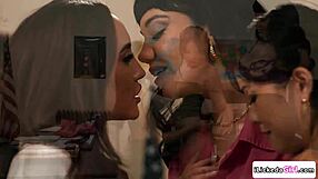 lesbian teacher fucks student and stepmom