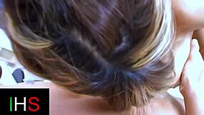 Beautiful Brunette Girl Explores New Experiences