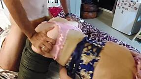 white slut fucked in satin panties and black corset doggy style?