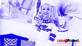 kira thorn takes on the big cock squad in rough dp dap tp sz1698 😈