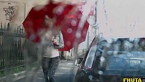 I end my rough day with sensual anal sex with a brunette teen