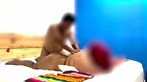 homemade massage turns oiled bbw masturbation with husband