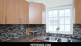 Petite Blonde Teen Punished By Big Black Cock