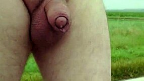 Is This Small Penis Exhibitionist Naked Outdoors?
