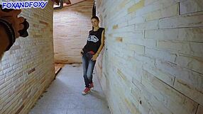 photo shooting turns into tight deepthroat cum in mouth outdoor alley