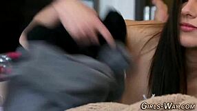 This lez finger compilation is hot with glasses babes