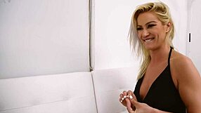 Blonde Loses Game And Gets Destroyed By Giant Black Cock!