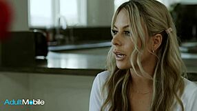 Naughty blonde Rory Knox sits on Summer Vixen's face with shaved pierced pussy