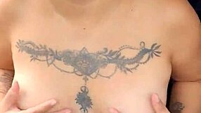 latina whore shows tits and lingerie in public outdoor car