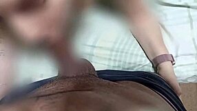 Woman Gives Footjob Leading To Cumshot On Feet