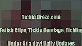 I Give Up Just Stop Tickling Me In This Kinky Lesbian BDSM Humiliation