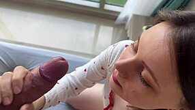 She couldn't say no to rough face fuck with my stepsister