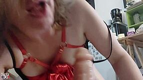 french slut in satin dress gets rimmed and fucked