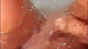 pretty babe in jacuzzi masturbates to a loud cumshot, gotta watch this