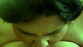 Tits on display, blowjob until he cums in mouth?