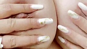Closeup Of Nipples And Boobs Evokes Desire