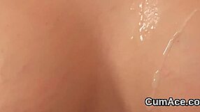 slutty honey pov facial swallowing jizz cum swapping sucking
