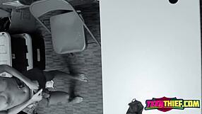 Cute Horny Thief Doesn't Want To Go