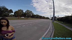 Amateur Teen Spunk Cash For Hardcore Outdoor Fucking