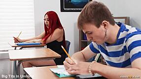 teacher's naughty pet olivia jayy in the classroom