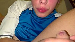 Hungry For Cock In Pijama, Sloppy Deepthroat And Cum In Mouth