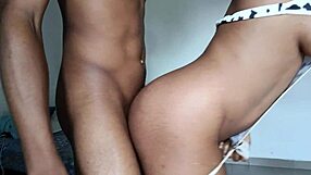 Wife Stands Firm While Getting Fucked Hard In Lingerie