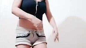 Indian sexy dance with big tits and naughty moves
