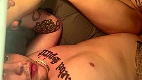 Slut shows tight shaved pussy bareback