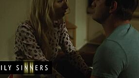 hot blondie fucks stepbro after boyfriend leaves