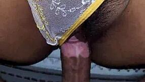 vered, my sexy wifey in yellow lingerie, how wet is your pussy?