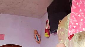 Rich Cumshot Alone in My Step Mother-in-Law's Room