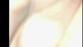 Husband watches wife get ass eaten hard