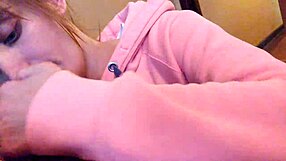 Amateur Blowjob Then Creampie With Friend