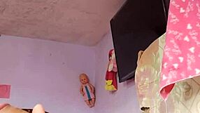 Rich Cumshot Alone in My Step Mother-in-Law's Room