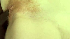 Barbara babeurre fingers hairy asshole in bed with milf mommy