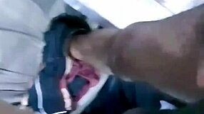 Indian bodybuilder compares big clit with uncut dick