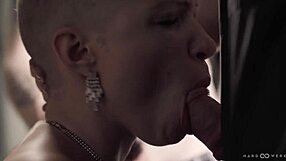 Gang Bang in Car with Bent Over Double Penetration