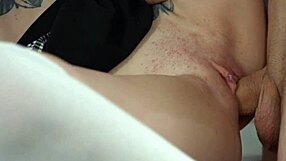 nerd tries anal with slim blonde but makes some mistakes like forgetting lube