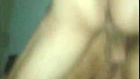 Husband watches wife get ass eaten hard